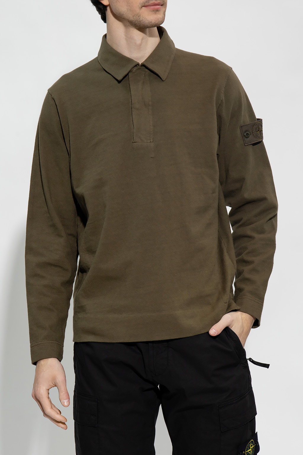 Stone Island 'Ghost Piece' long-sleeved T-shirt | Men's Clothing